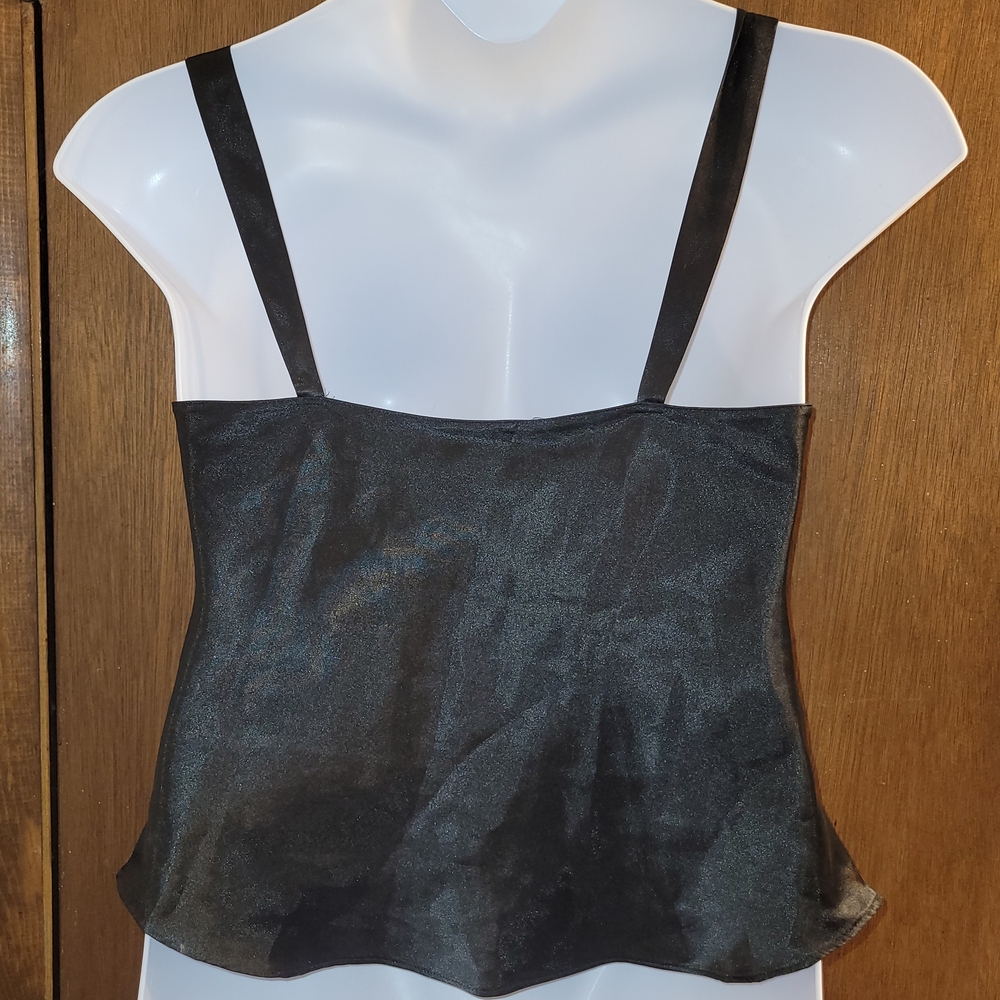 Black and Gold Lace Camisole - Picture 3 of 4